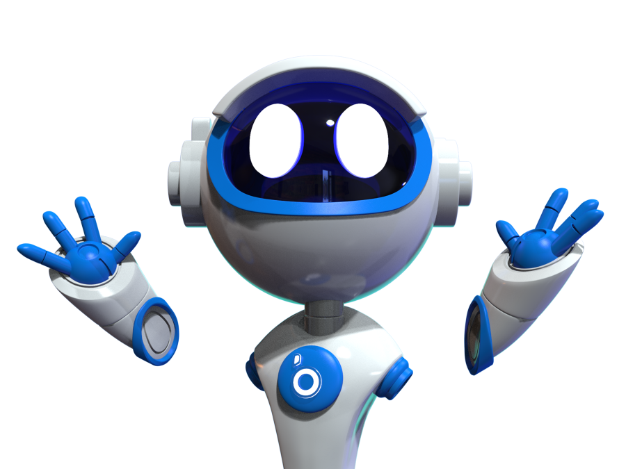 Representación gráfica de Oli, el robot que encarna la identidad tecnológica de BIT.