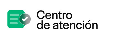 Imagen representativa del Centro de atención en Togie, con ícono de soporte, audífonos o agente.